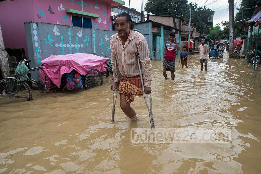 Sylhet city residents endured severe hardship during the floods of 2022.